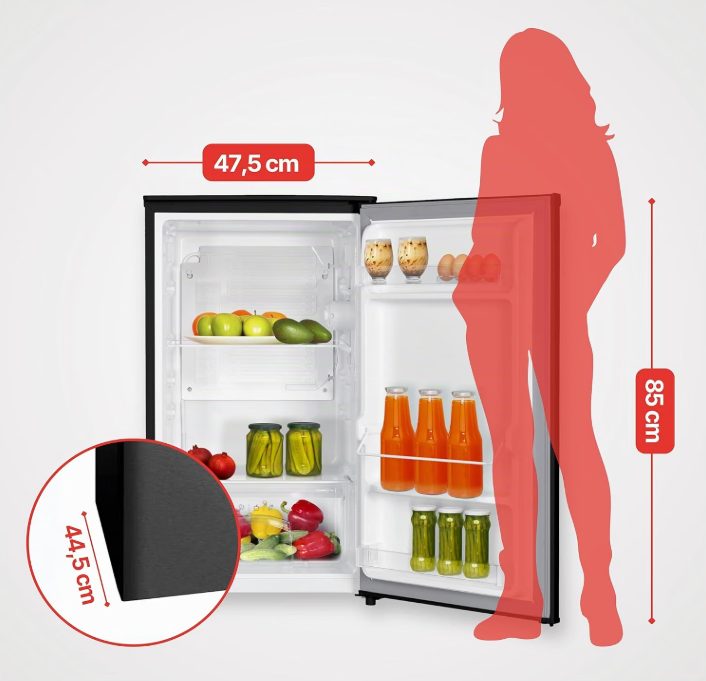 Amica AVK 3510 SW mini šaldytuvas