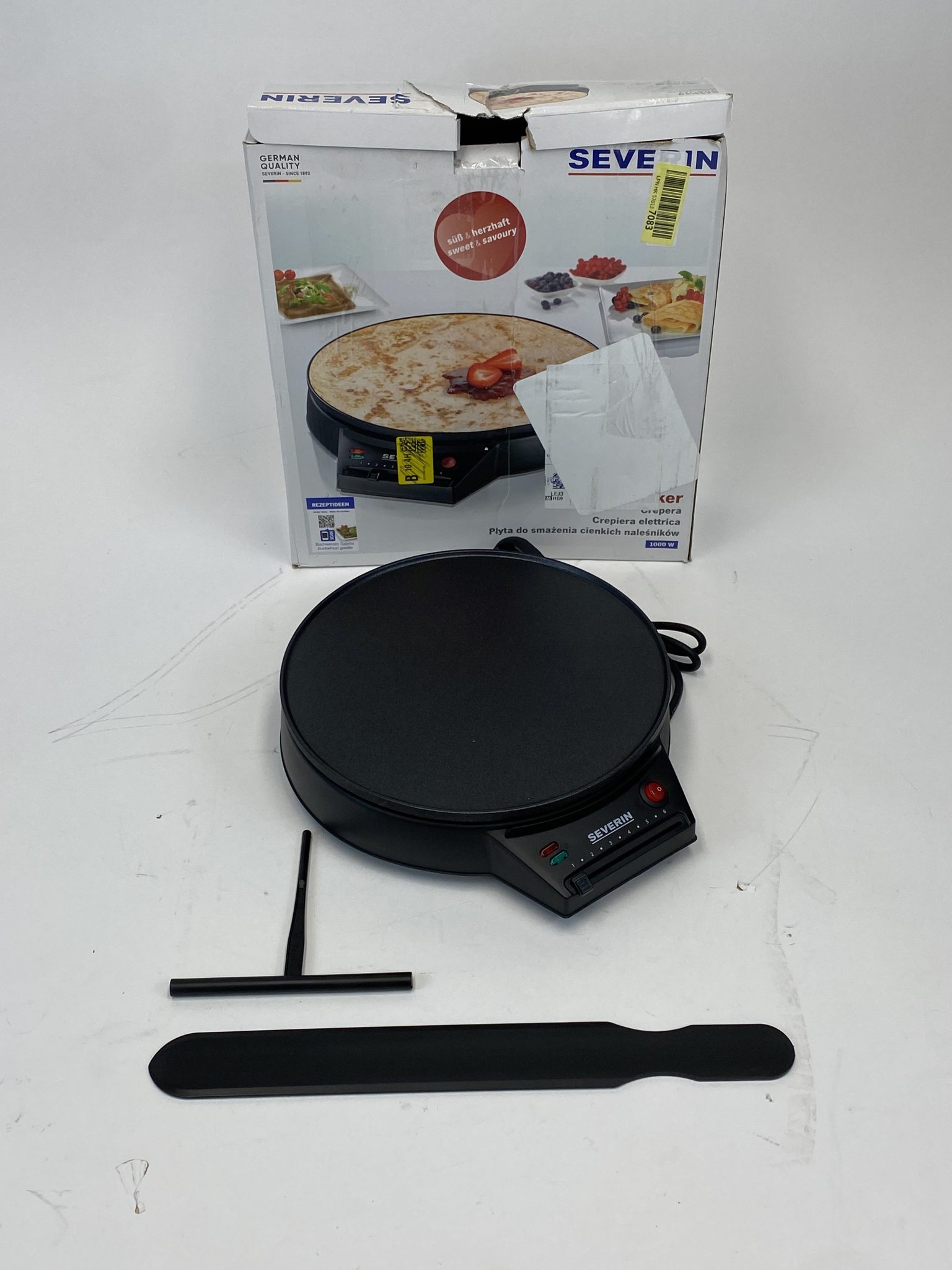 Severin crepe kepimo aparatas
