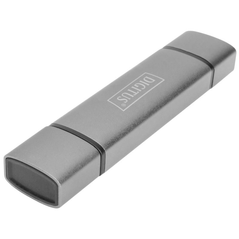 DIGITUS USB-C / USBatminties kortelių skaitytuvas