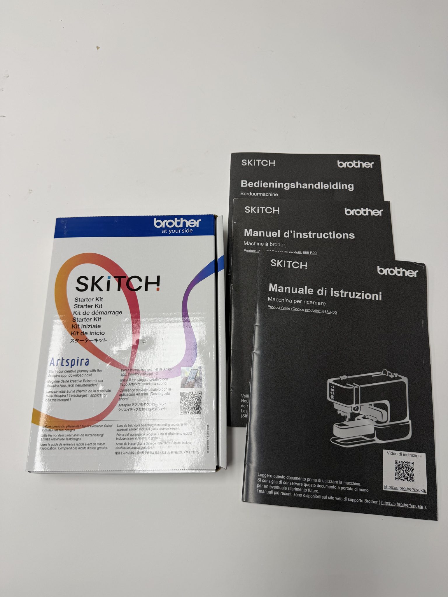 Brother PP1 Skitch laisvos rankovės siuvinėjimo mašina