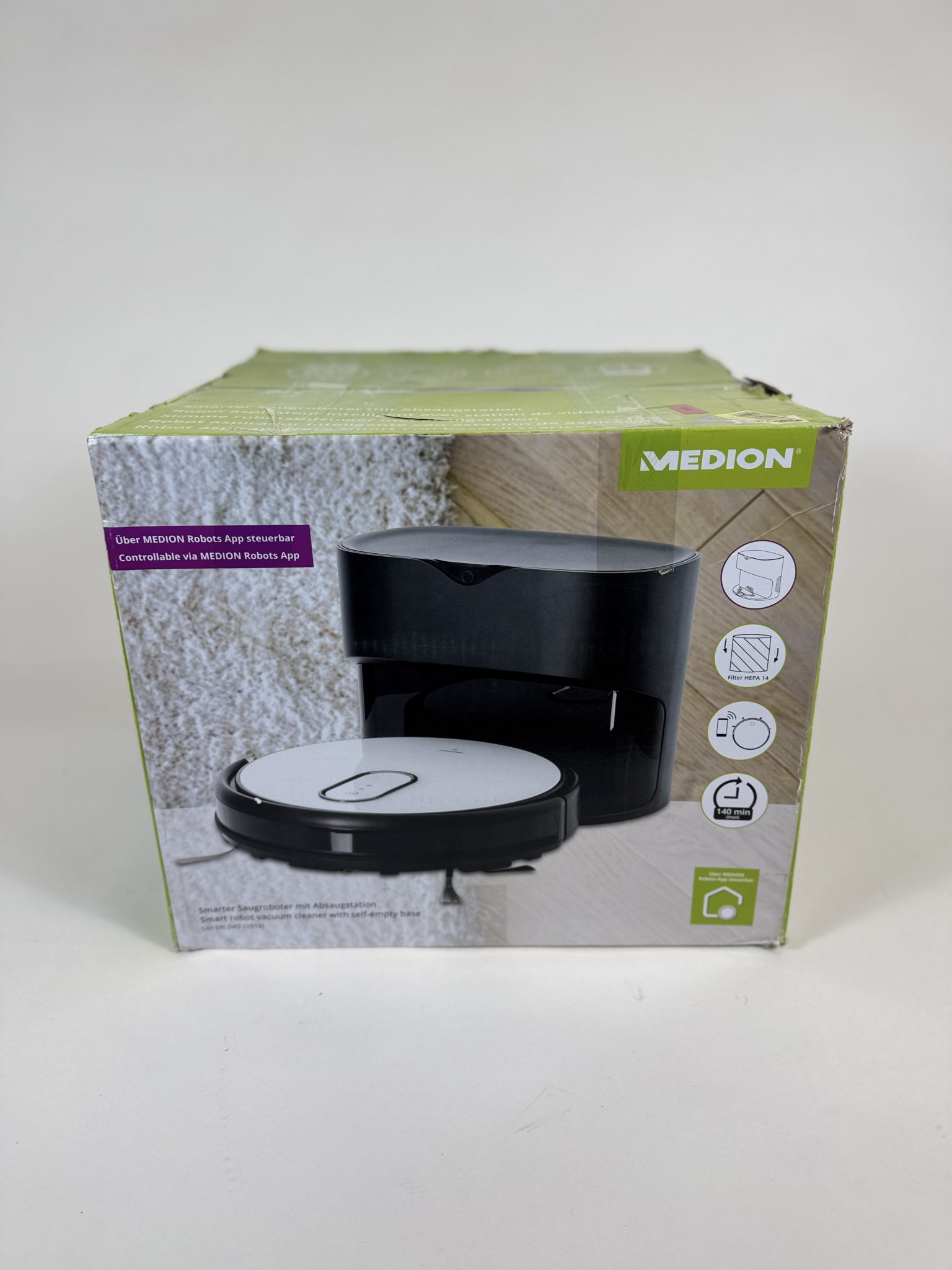MEDION S40 robotas siurblys