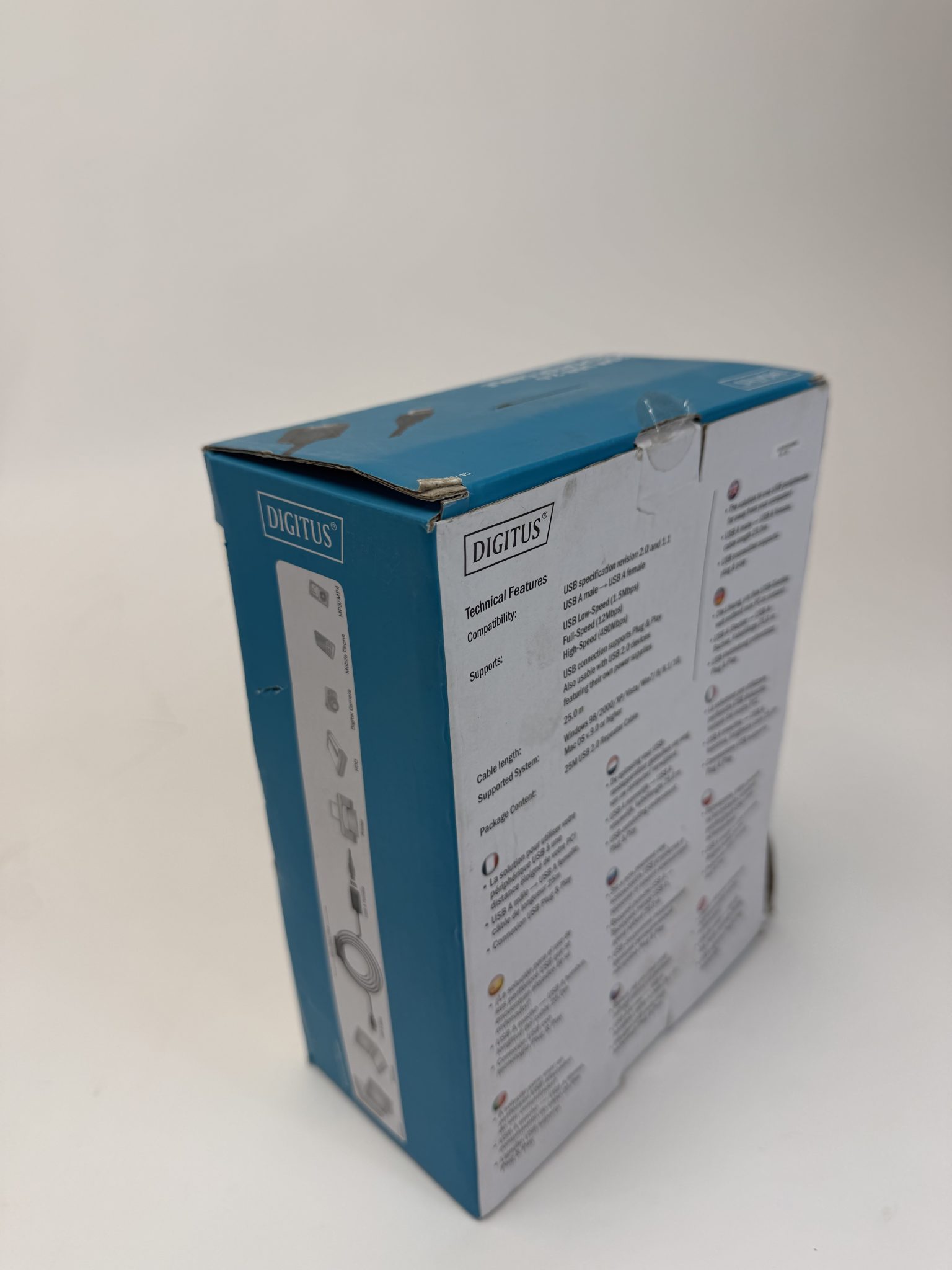 DIGITUS DA-73102 aktyvus USB 2.0 prailginimo kabelis, 20 m