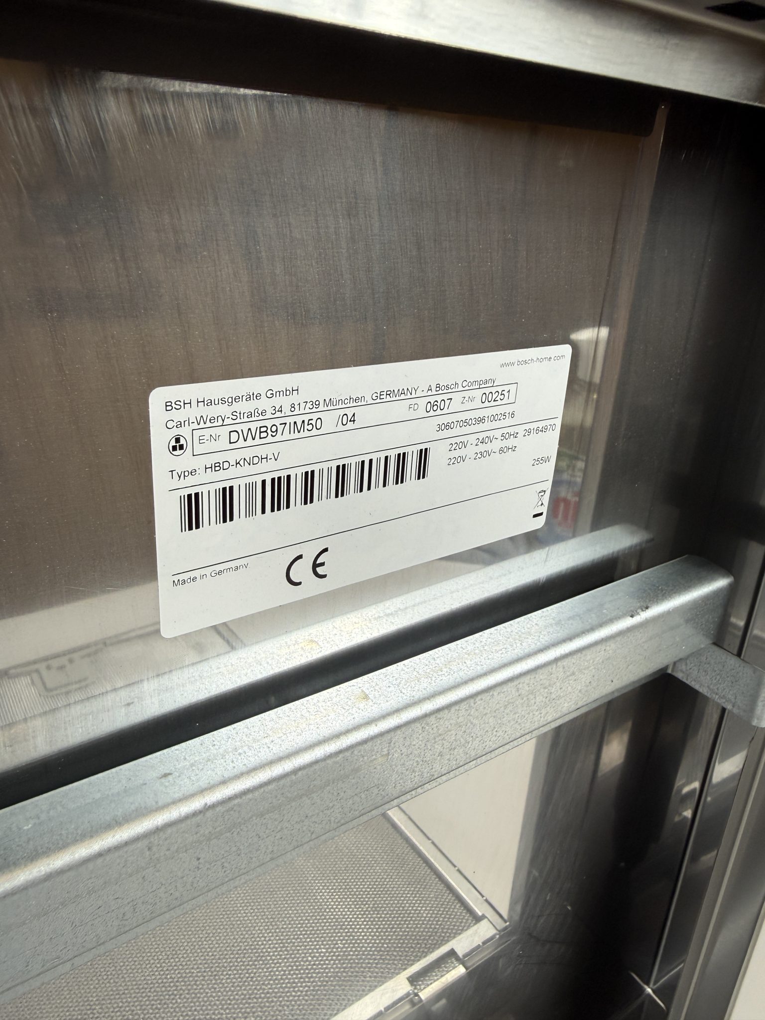 Bosch Serie 4 DWB97IM50 gartraukis