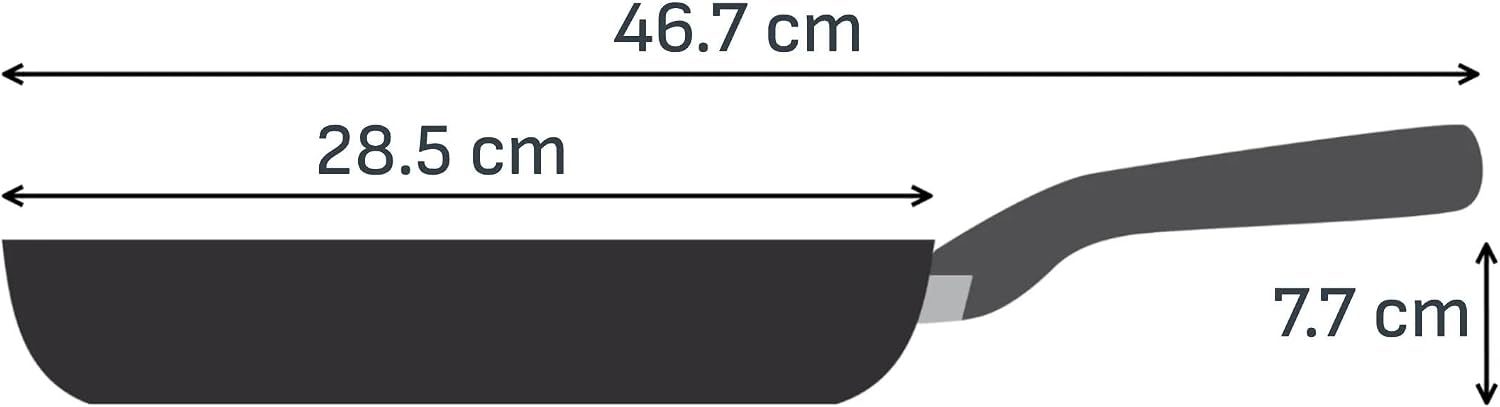 Tefal Reflect keptuvė 28 cm su keramine nepridegančia danga