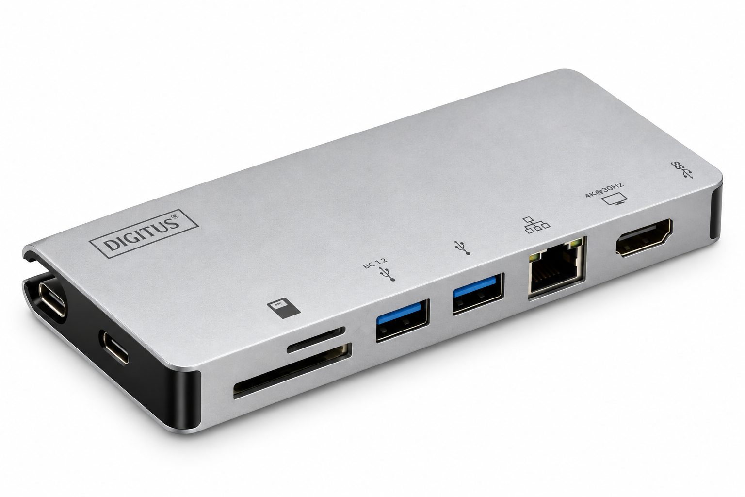 DIGITUS DA-70866 USB-C 8 jungčių dokavimo stotelė
