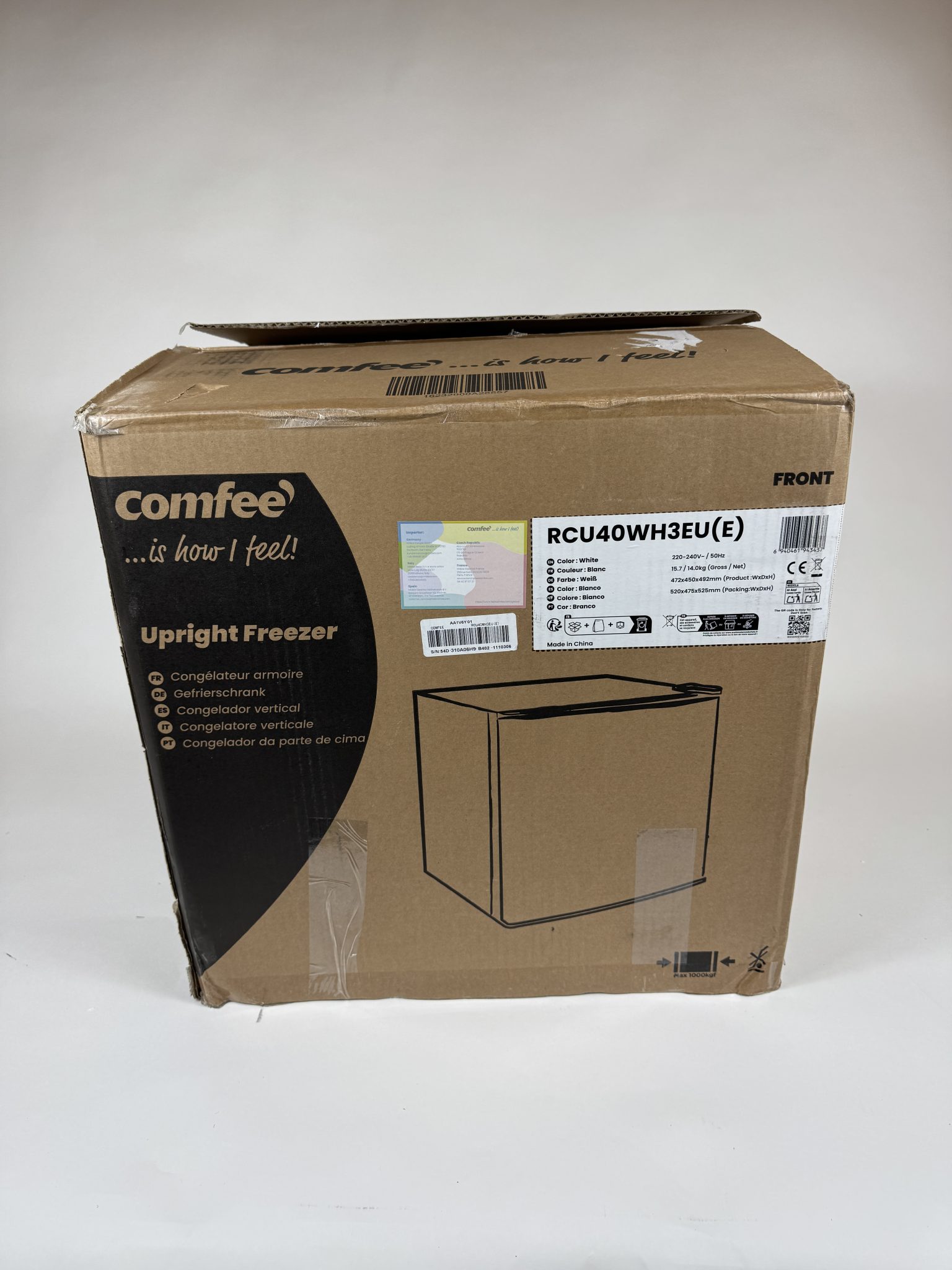 Comfee mini šaldiklis, 31 l