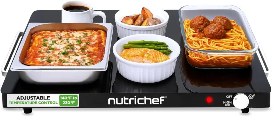 NutriChef food warming tray