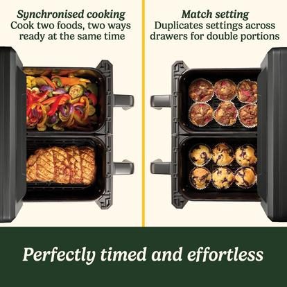 Cuisinart AirTwim XXL Dual-Zone oro gruzdintuvė