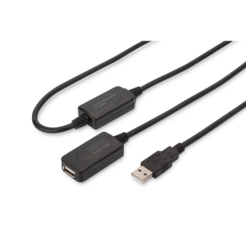 DIGITUS DA-73102 aktyvus USB 2.0 prailginimo kabelis, 20 m