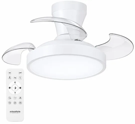 Activeallbrite ceiling fan with LED lighting