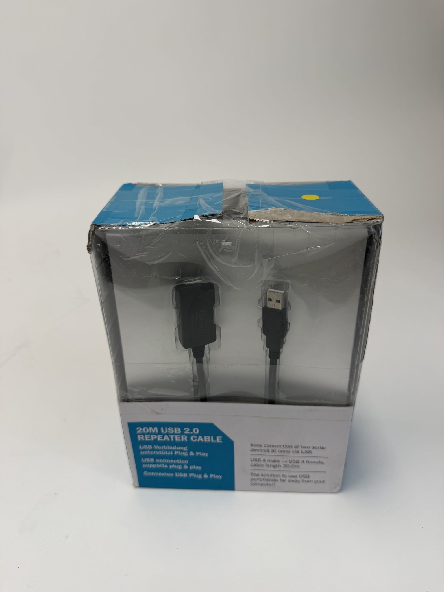 DIGITUS DA-73102 aktyvus USB 2.0 prailginimo kabelis, 20 m