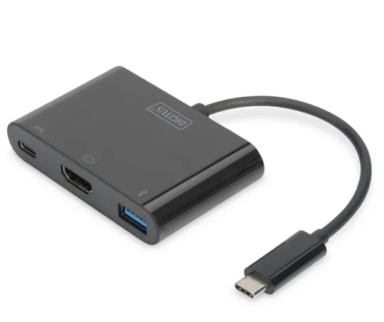 DIGITUS USB-C hub 3-in-1 with HDMI 4K